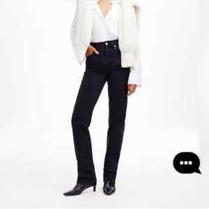 Madewell Women's Black Straight Leg Jeans